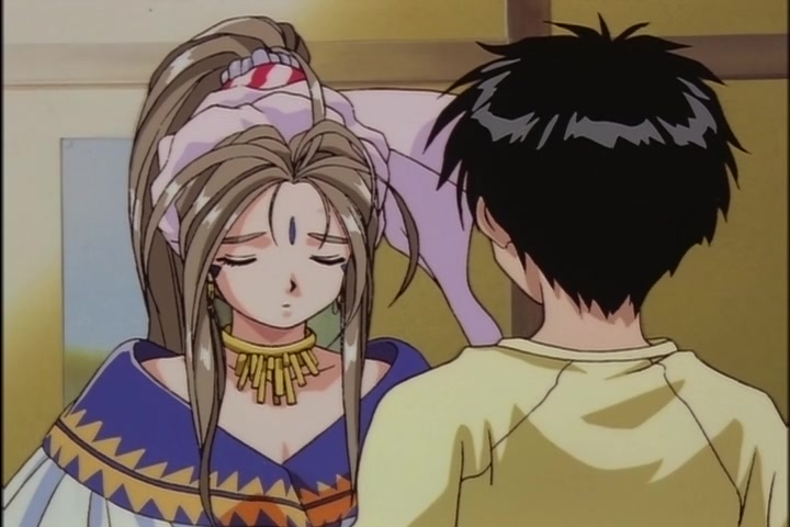 Ah! My Goddess (1993 OVA) Ep 1: Moonlight and Cherry Blossoms @ 08:15
