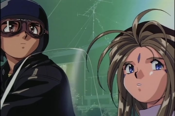 Ah! My Goddess (1993 OVA) Ep 1: Moonlight and Cherry Blossoms @ 10:34