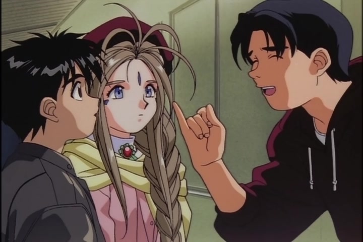 Ah! My Goddess (1993 OVA) Ep 1: Moonlight and Cherry Blossoms @ 10:53