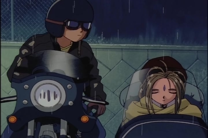 Ah! My Goddess (1993 OVA) Ep 1: Moonlight and Cherry Blossoms @ 13:49