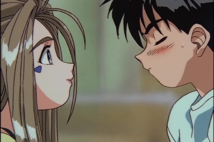Ah! My Goddess (1993 OVA) Ep 1: Moonlight and Cherry Blossoms @ 21:39