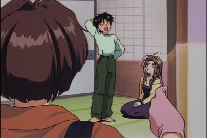 Ah! My Goddess (1993 OVA) Ep 1: Moonlight and Cherry Blossoms @ 21:57