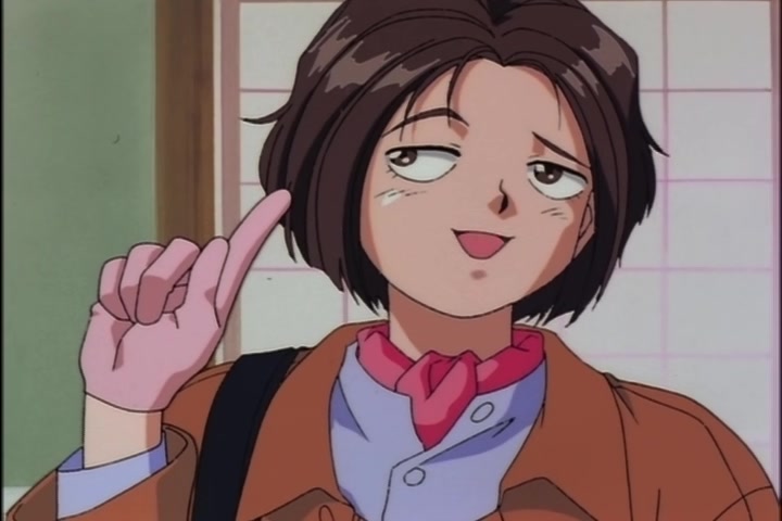 Ah! My Goddess (1993 OVA) Ep 1: Moonlight and Cherry Blossoms @ 22:25