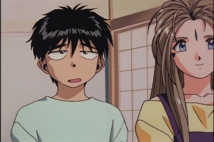 Ah! My Goddess (1993 OVA) Ep 1: Moonlight and Cherry Blossoms @ 22:34