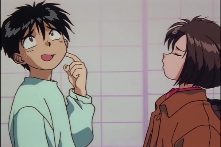 Ah! My Goddess (1993 OVA) Ep 1: Moonlight and Cherry Blossoms @ 22:53