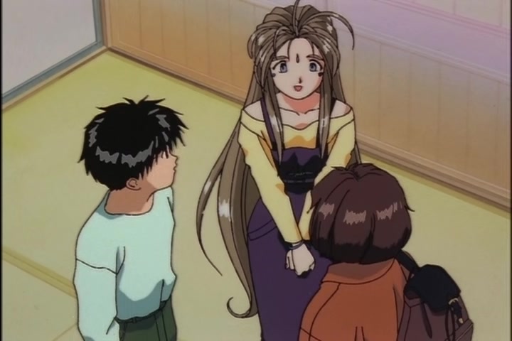 Ah! My Goddess (1993 OVA) Ep 1: Moonlight and Cherry Blossoms @ 23:35