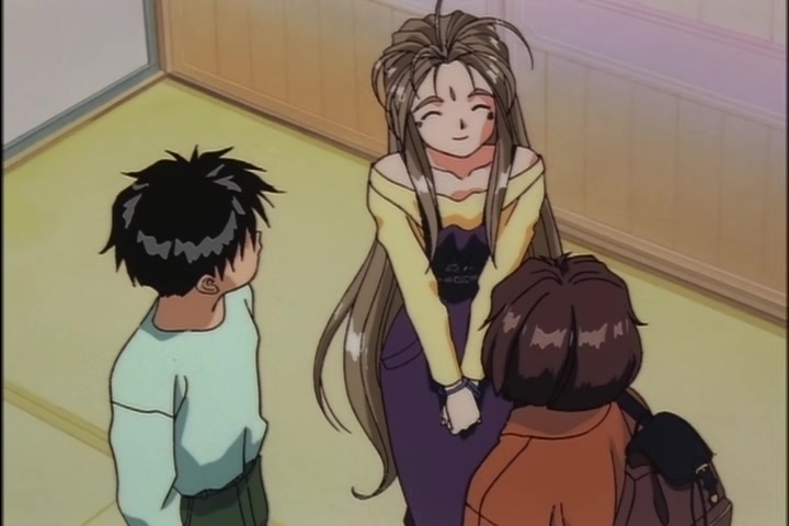 Ah! My Goddess (1993 OVA) Ep 1: Moonlight and Cherry Blossoms @ 23:39