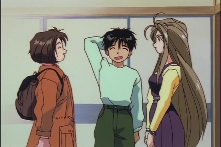 Ah! My Goddess (1993 OVA) Ep 1: Moonlight and Cherry Blossoms @ 24:03