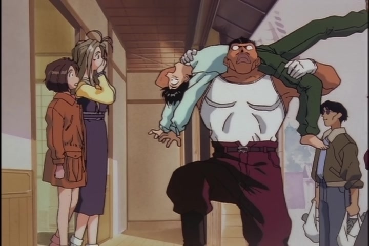 Ah! My Goddess (1993 OVA) Ep 1: Moonlight and Cherry Blossoms @ 24:40