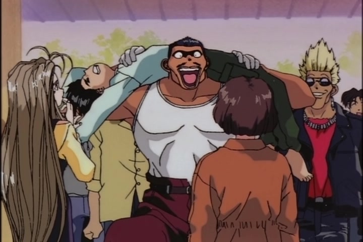 Ah! My Goddess (1993 OVA) Ep 1: Moonlight and Cherry Blossoms @ 24:58