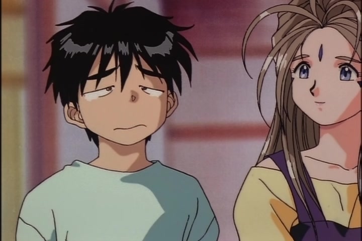 Ah! My Goddess (1993 OVA) Ep 1: Moonlight and Cherry Blossoms @ 25:22