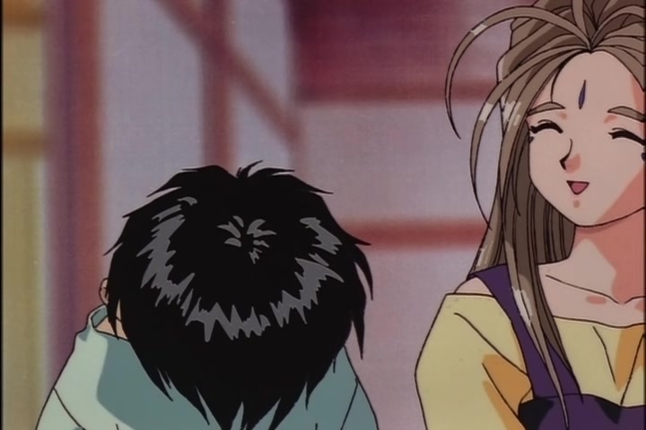 Ah! My Goddess (1993 OVA) Ep 1: Moonlight and Cherry Blossoms @ 25:26