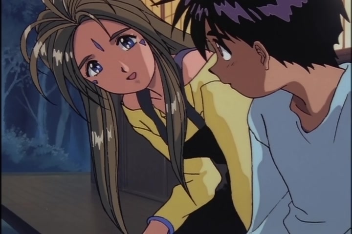 Ah! My Goddess (1993 OVA) Ep 1: Moonlight and Cherry Blossoms @ 25:45
