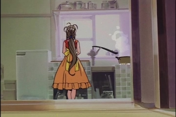 Ah! My Goddess (1993 OVA) Ep 2: Midsummer Night's Dream @ 01:45