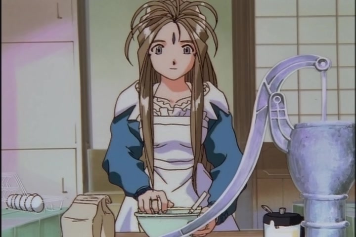 Ah! My Goddess (1993 OVA) Ep 3: Burning Hearts on the Road @ 03:28