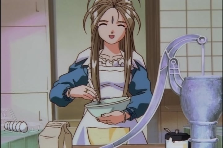 Ah! My Goddess (1993 OVA) Ep 3: Burning Hearts on the Road @ 03:33