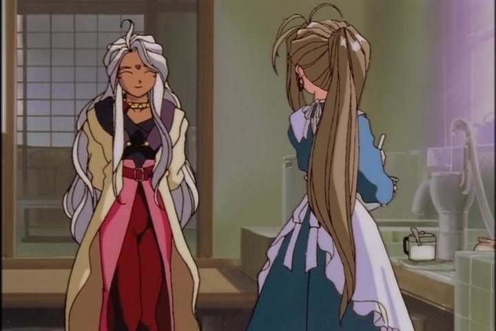 Ah! My Goddess (1993 OVA) Ep 3: Burning Hearts on the Road @ 03:42