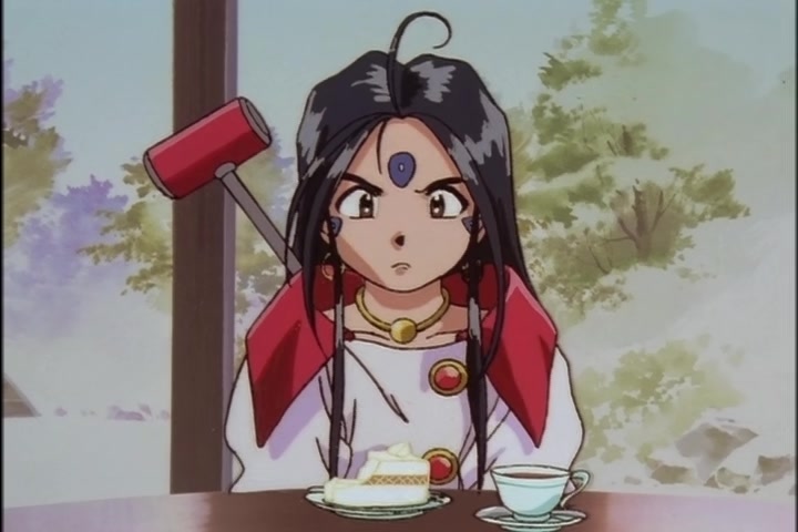 Ah! My Goddess (1993 OVA) Ep 3: Burning Hearts on the Road @ 08:05