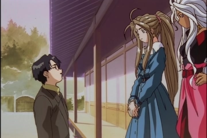 Ah! My Goddess (1993 OVA) Ep 3: Burning Hearts on the Road @ 12:37