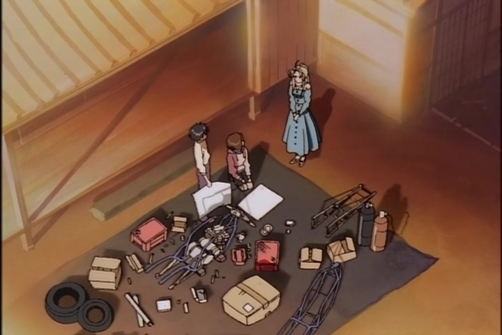 Ah! My Goddess (1993 OVA) Ep 3: Burning Hearts on the Road @ 15:39