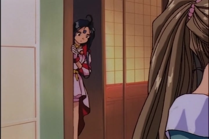 Ah! My Goddess (1993 OVA) Ep 3: Burning Hearts on the Road @ 15:54