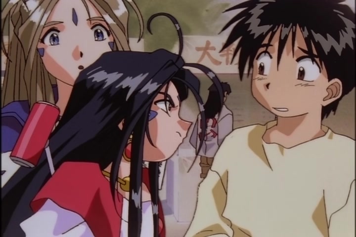 Ah! My Goddess (1993 OVA) Ep 3: Burning Hearts on the Road @ 26:40