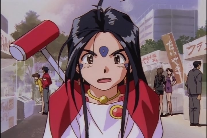 Ah! My Goddess (1993 OVA) Ep 3: Burning Hearts on the Road @ 26:50