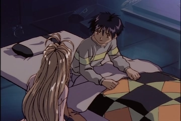 Ah! My Goddess (1993 OVA) Ep 4: Evergreen Holy Night @ 03:27