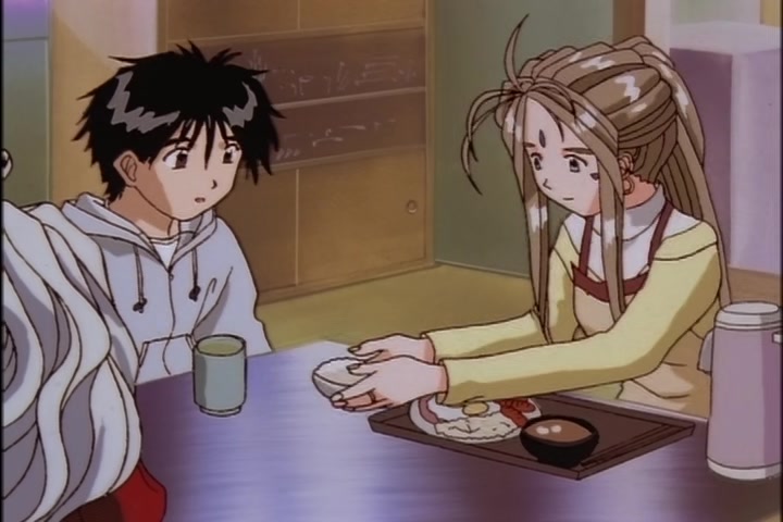 Ah! My Goddess (1993 OVA) Ep 4: Evergreen Holy Night @ 08:34