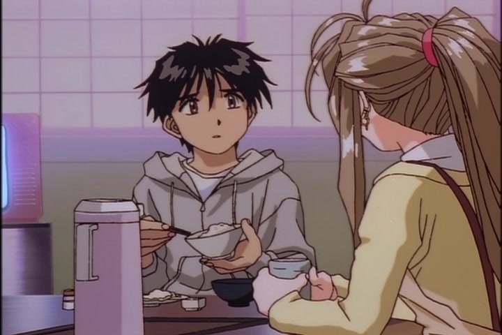 Ah! My Goddess (1993 OVA) Ep 4: Evergreen Holy Night @ 08:43