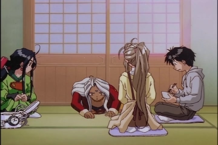 Ah! My Goddess (1993 OVA) Ep 4: Evergreen Holy Night @ 09:01