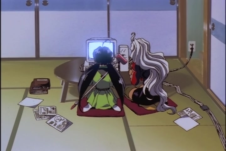 Ah! My Goddess (1993 OVA) Ep 4: Evergreen Holy Night @ 21:44