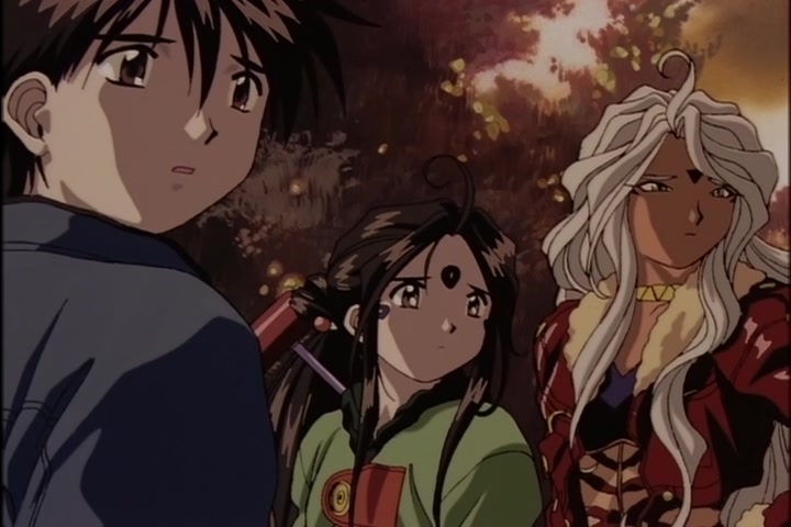 Ah! My Goddess (1993 OVA) Ep 4: Evergreen Holy Night @ 24:41