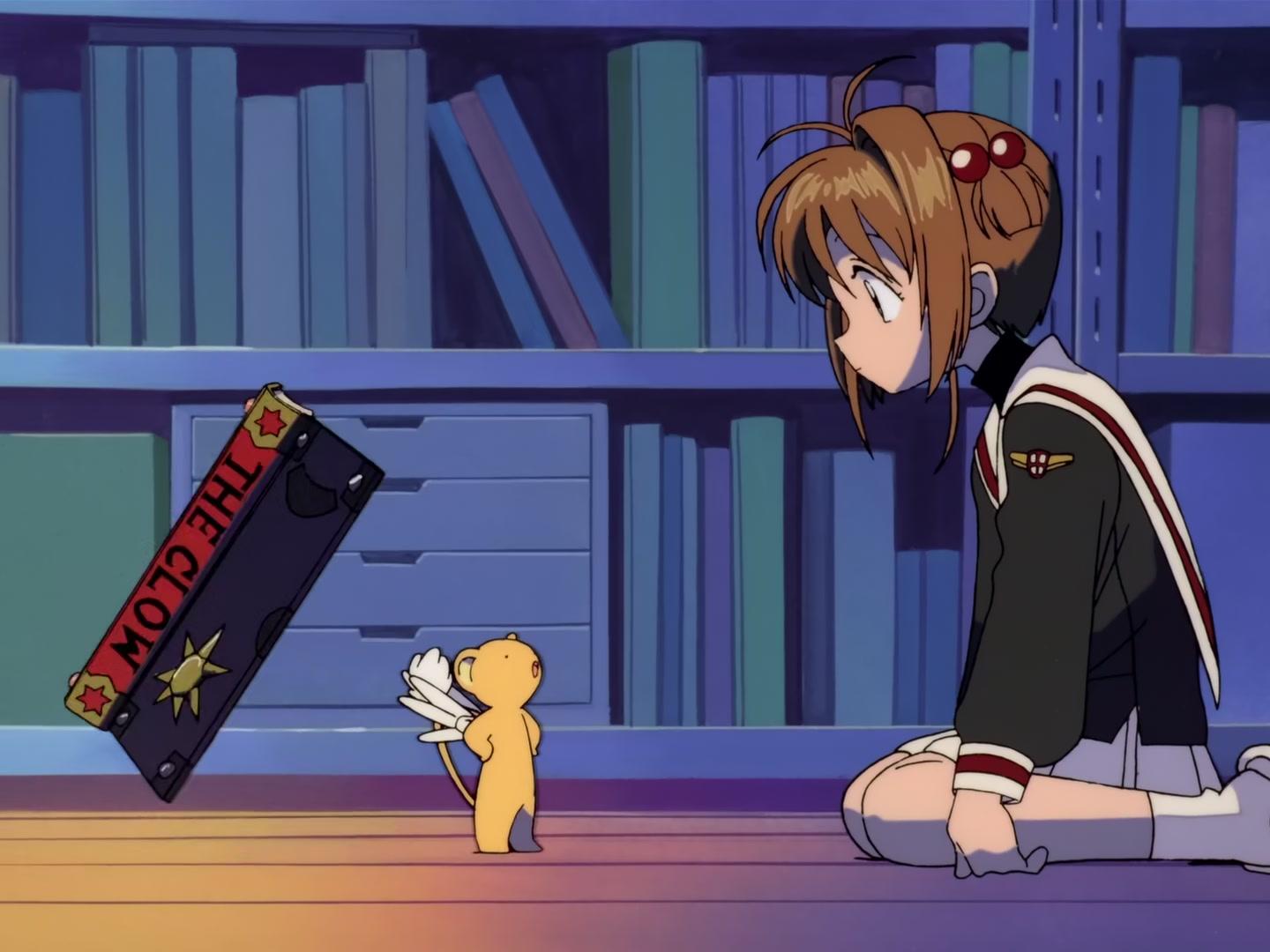 Cardcaptor Sakura Ep 1: Sakura and the Mysterious Magic Book @ 00:13:48