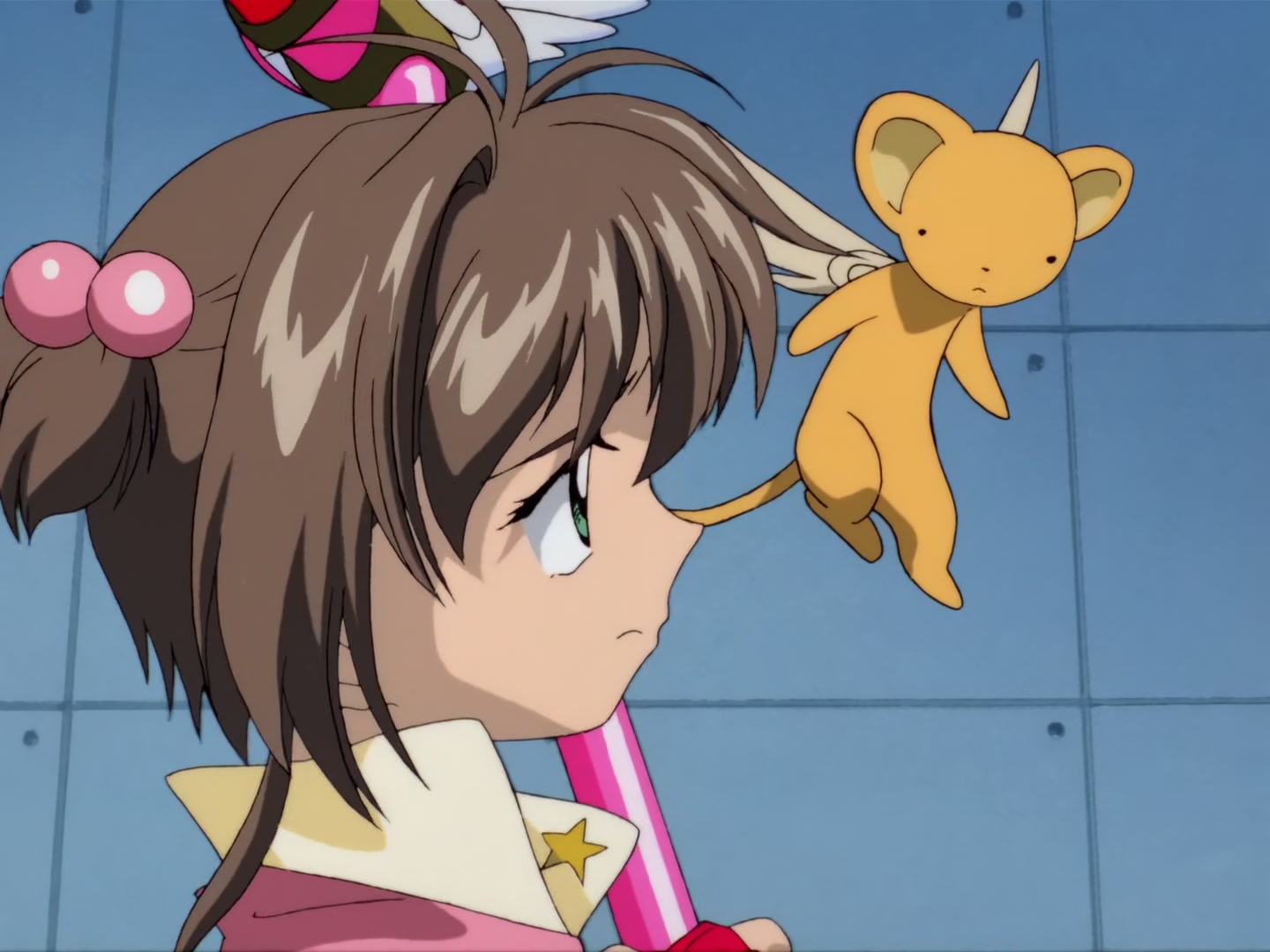 Cardcaptor Sakura Ep 1: Sakura and the Mysterious Magic Book @ 00:19:15
