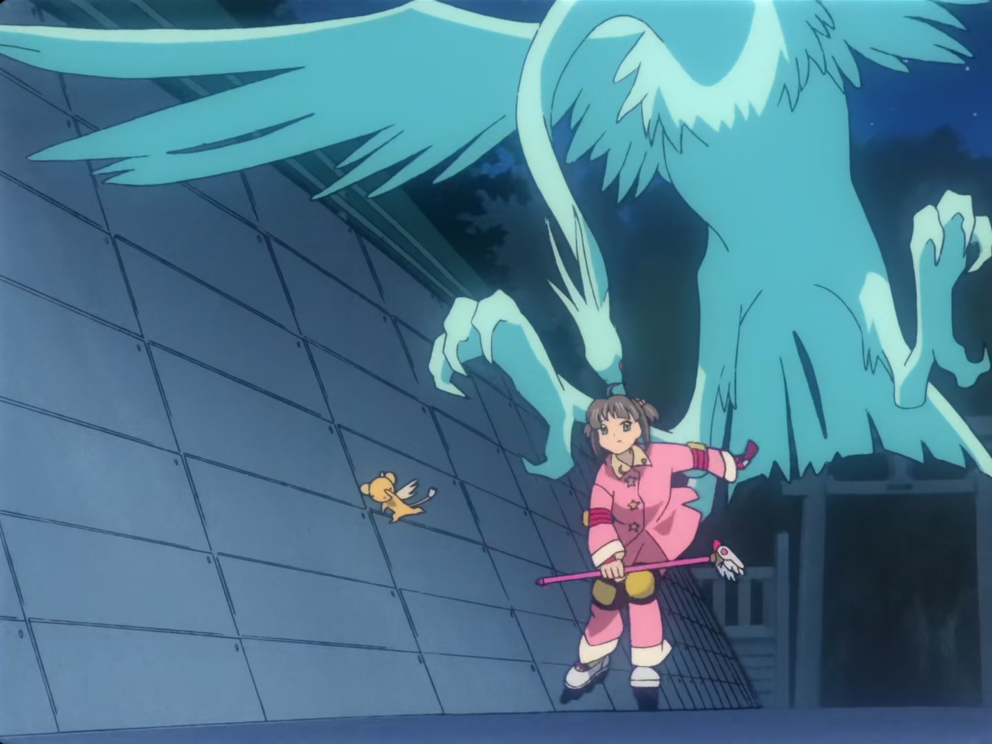 Cardcaptor Sakura Ep 1: Sakura and the Mysterious Magic Book @ 00:19:46
