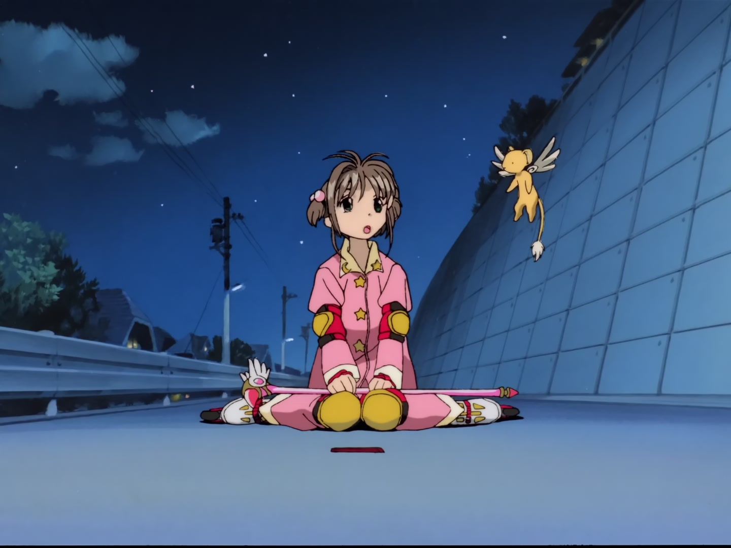 Cardcaptor Sakura Ep 1: Sakura and the Mysterious Magic Book @ 00:21:41