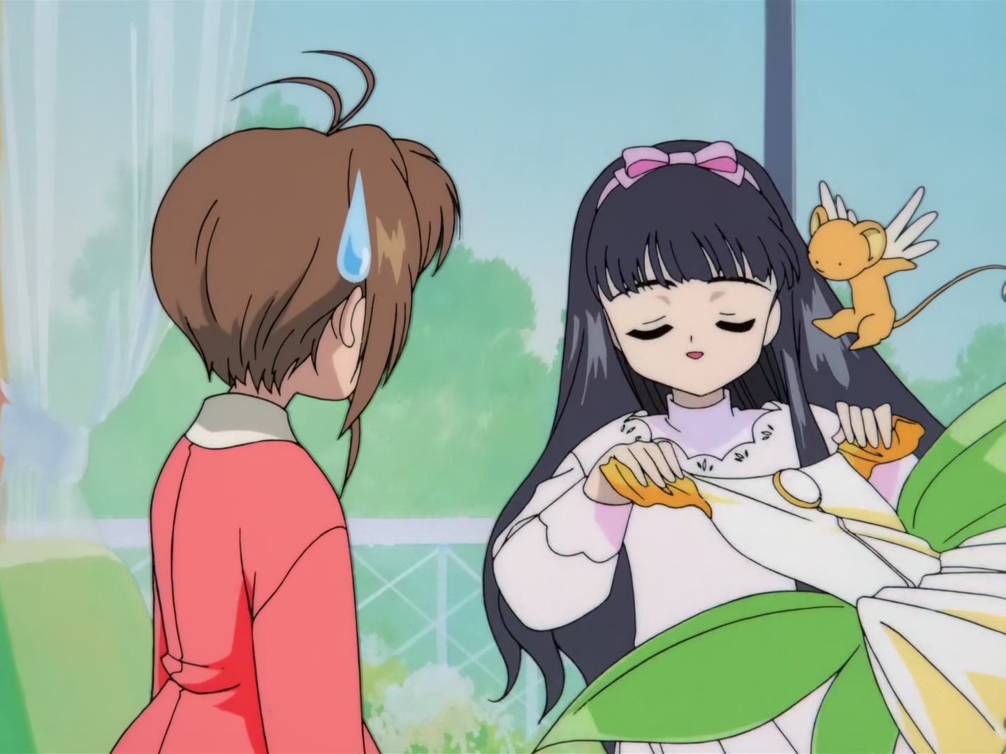 Cardcaptor Sakura Ep 11: Sakura, Tomoyo, and a Mansion @ 00:06:07
