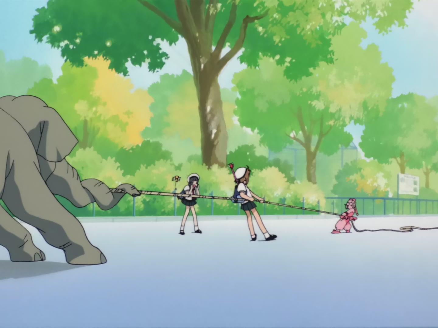 Cardcaptor Sakura Ep 13: Sakura and the Elephant's Test of Strength @ 00:18:35