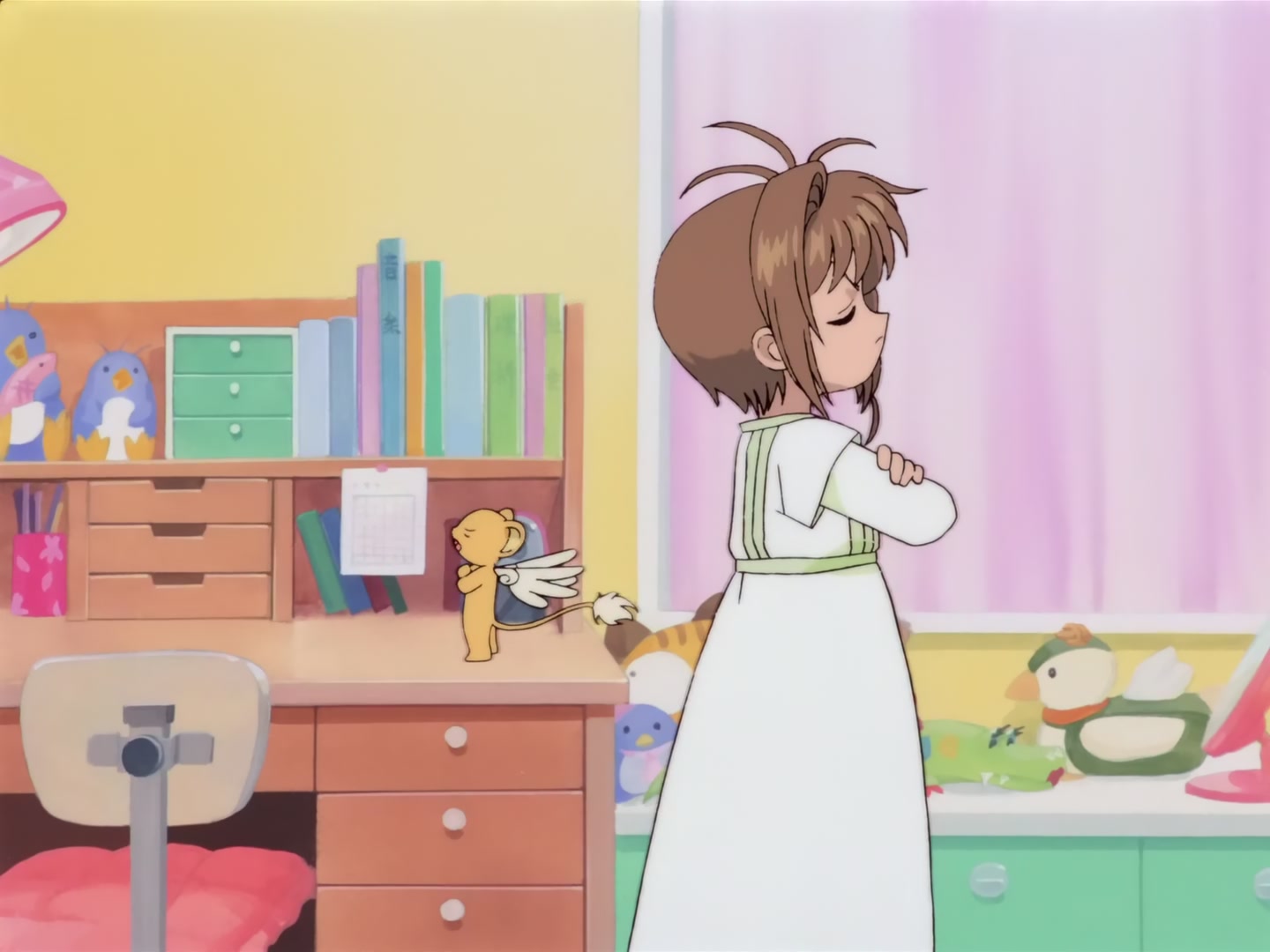 Cardcaptor Sakura Ep 15: Sakura and Kero's Big Fight @ 00:04:34