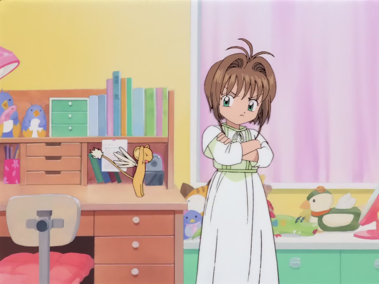 Cardcaptor Sakura Ep 15: Sakura and Kero's Big Fight @ 00:04:44