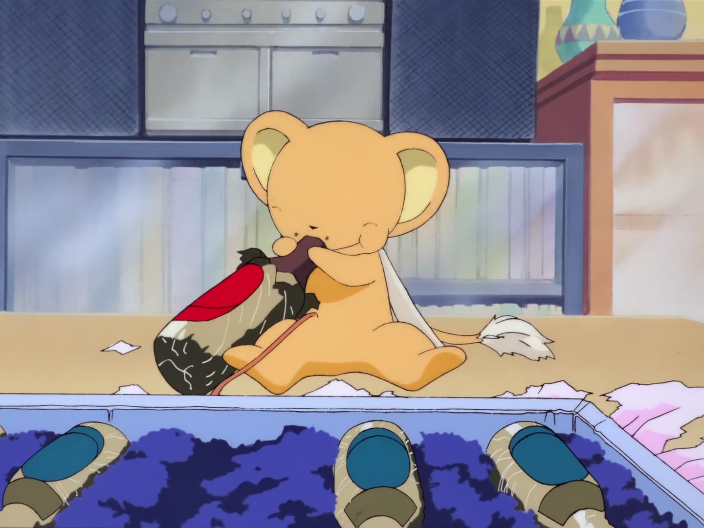Cardcaptor Sakura Ep 15: Sakura and Kero's Big Fight @ 00:07:46