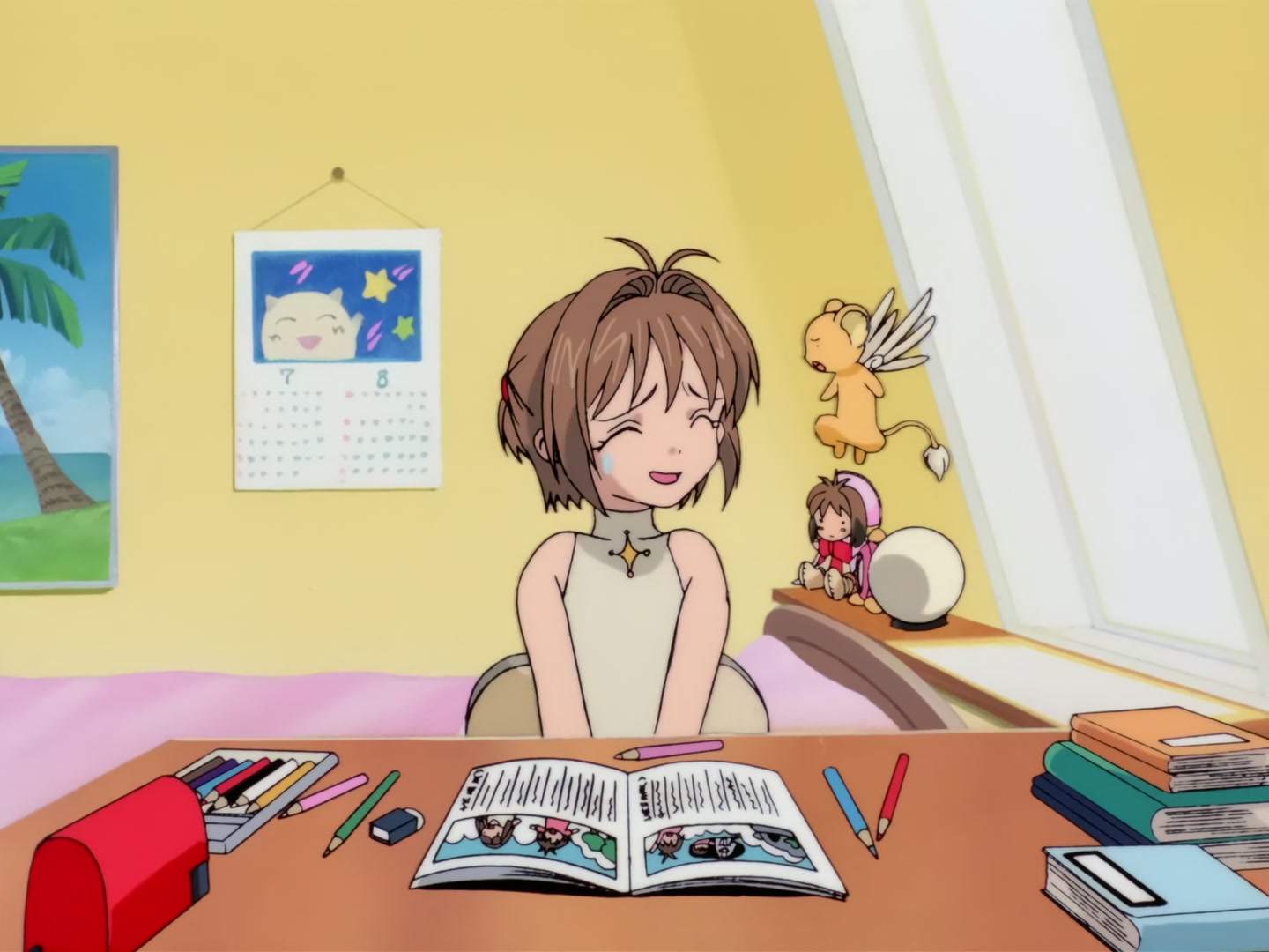 Cardcaptor Sakura Ep 19: Sakura and the Summer Holiday Homework @ 00:02:13