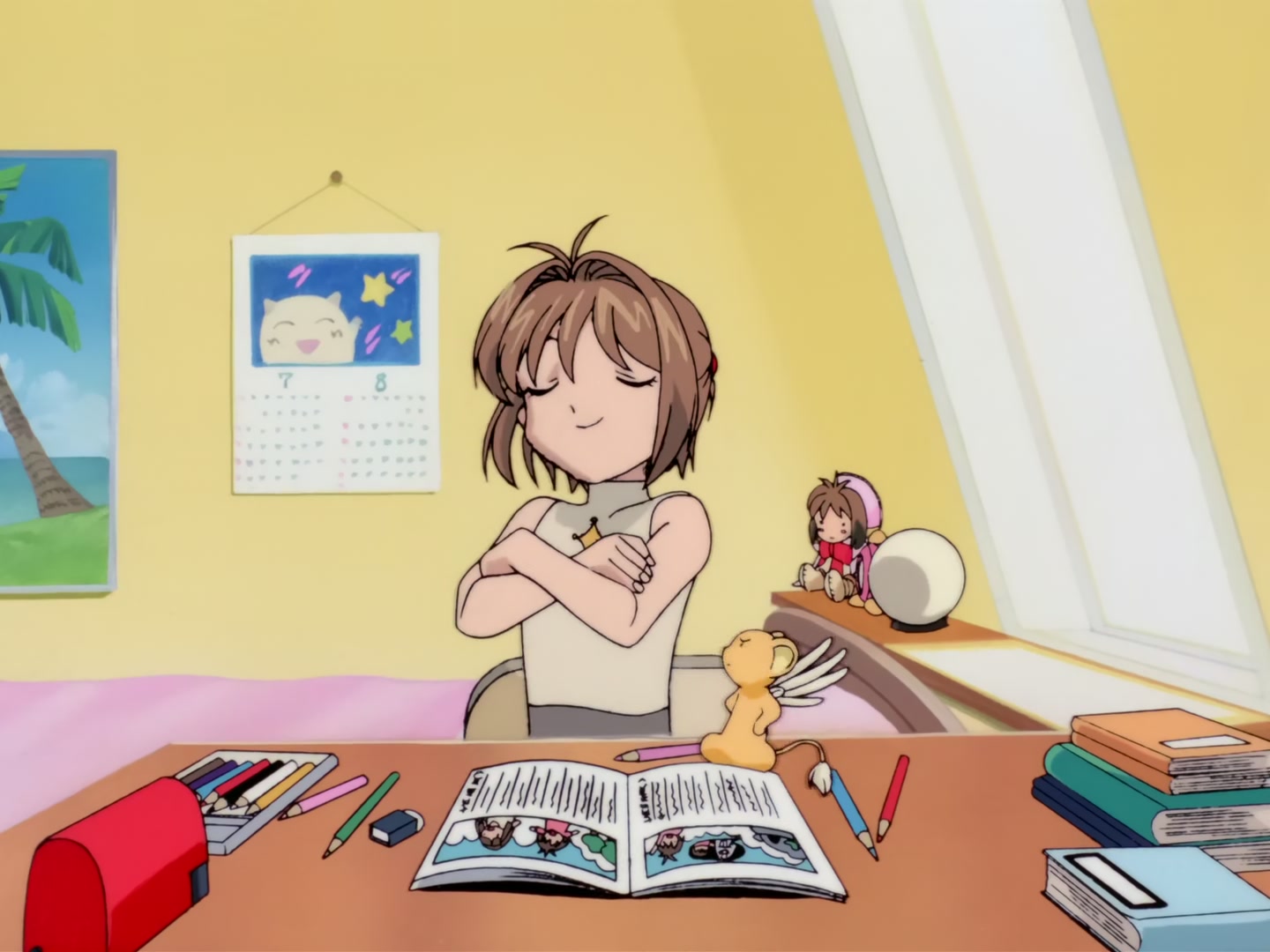 Cardcaptor Sakura Ep 19: Sakura and the Summer Holiday Homework @ 00:03:11