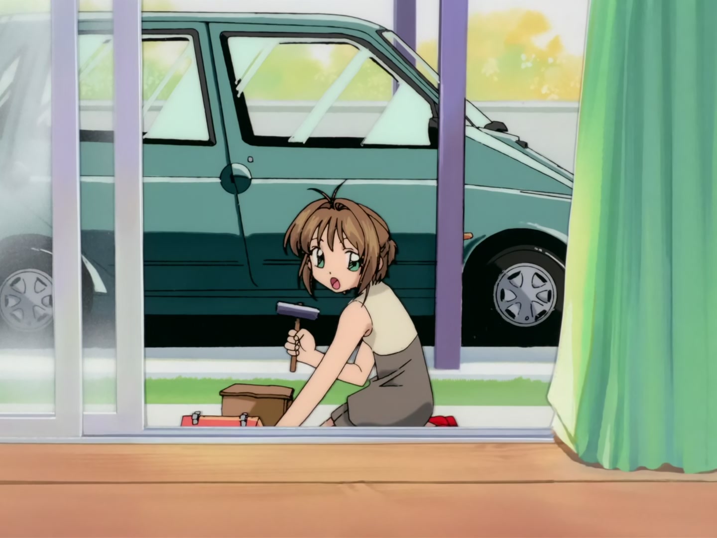 Cardcaptor Sakura Ep 19: Sakura and the Summer Holiday Homework @ 00:05:05