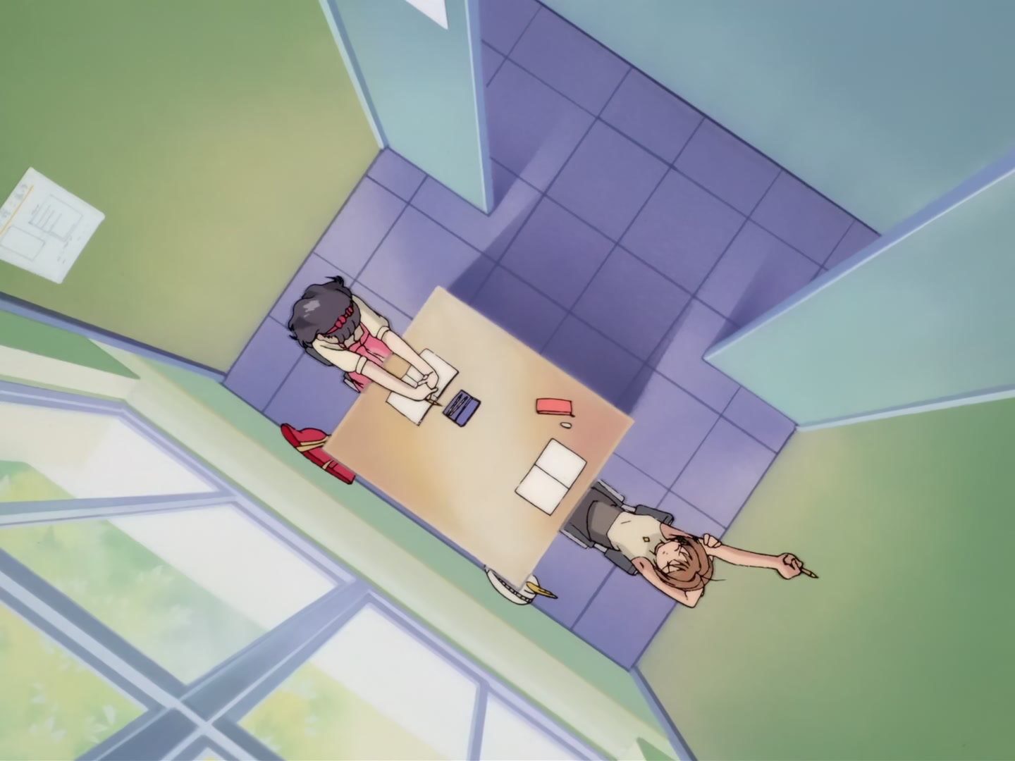 Cardcaptor Sakura Ep 19: Sakura and the Summer Holiday Homework @ 00:08:27