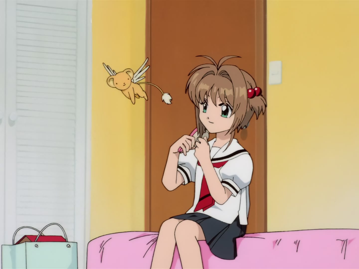 Cardcaptor Sakura Ep 20: Transfer Student vs. Sakura @ 00:01:47