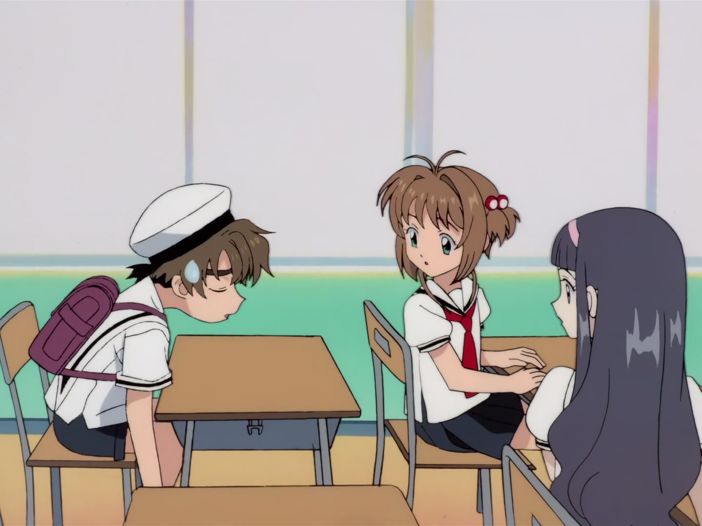 Cardcaptor Sakura Ep 20: Transfer Student vs. Sakura @ 00:05:20
