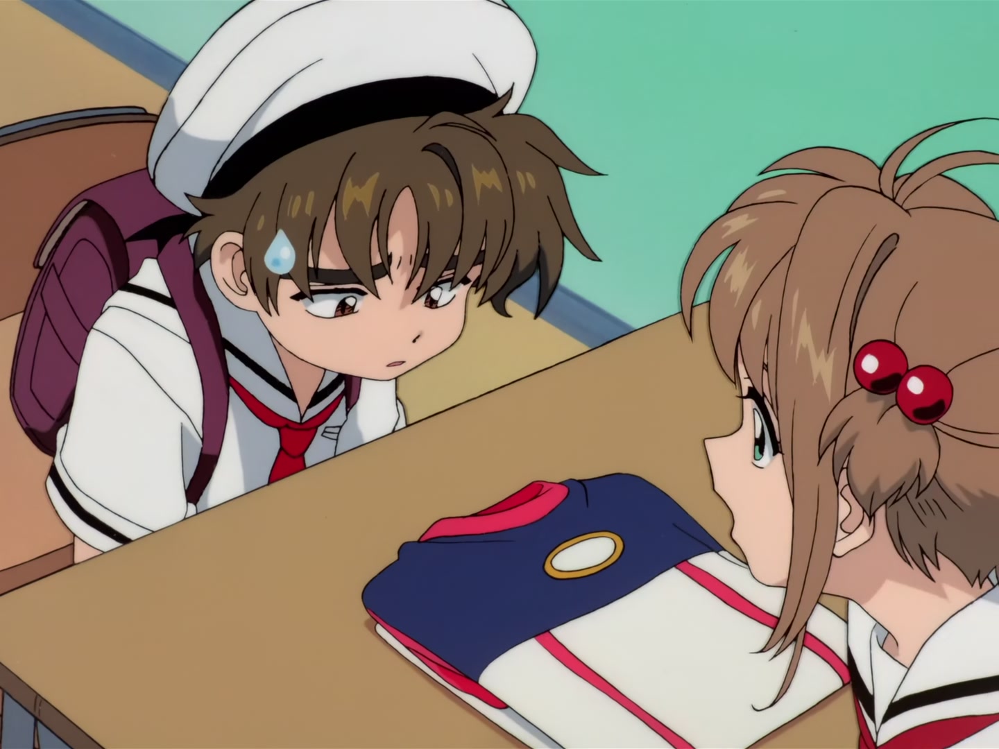 Cardcaptor Sakura Ep 20: Transfer Student vs. Sakura @ 00:05:30