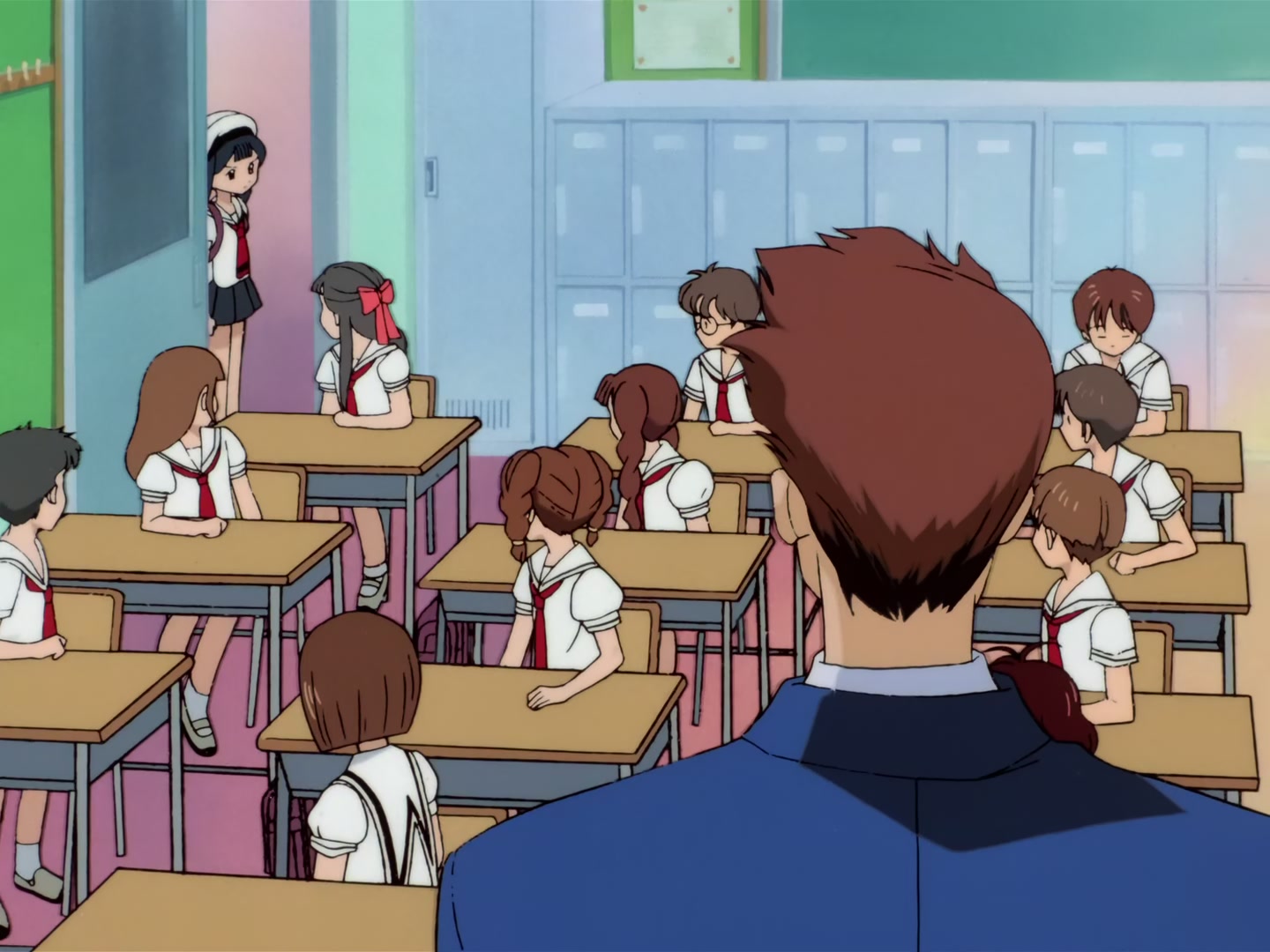 Cardcaptor Sakura Ep 20: Transfer Student vs. Sakura @ 00:06:02
